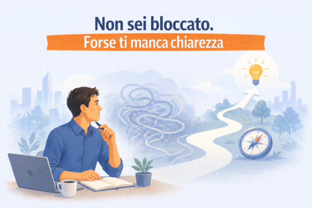 Non sei bloccato. Forse ti manca chiarezza articolononseibloccato